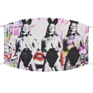 Face Mask Kate Moss Cabaret Graffiti